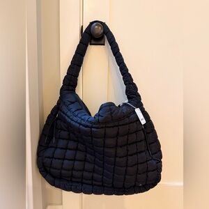 BNWT Free People Quilted Carryall bag - not used even once!